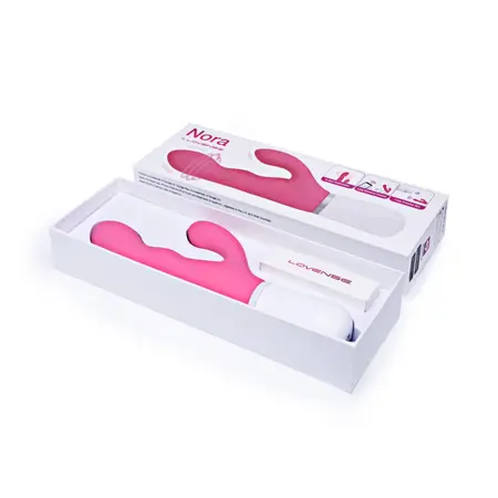 Lovense Nora Rotating Bluetooth Intimate Device Pink Medium