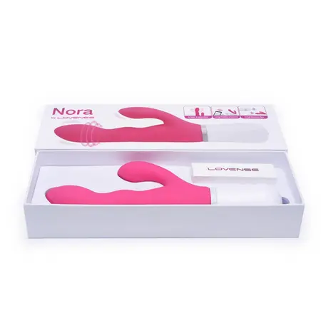 Lovense Nora Rotating Bluetooth Intimate Device Pink Medium