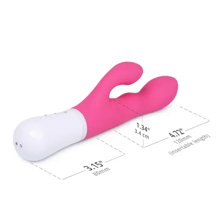 Lovense Nora Rotating Bluetooth Intimate Device Pink Medium