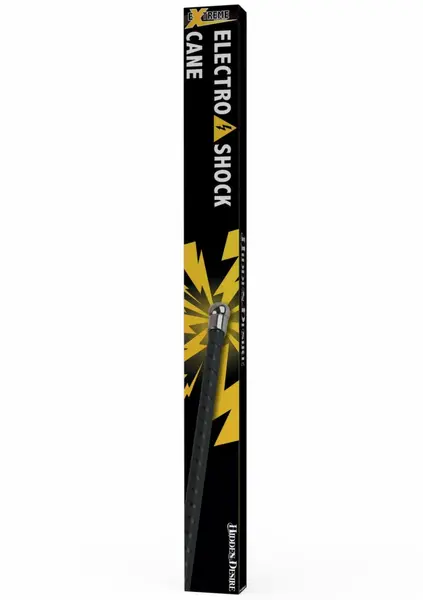 HIDDEN DESIRE Electro Shock Cane Flexible USB Rechargeable Black