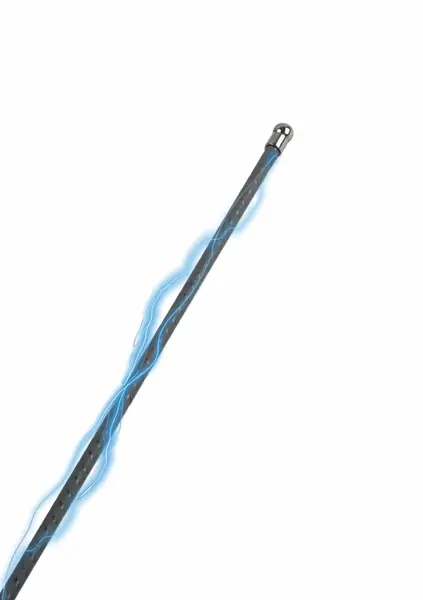 HIDDEN DESIRE Electro Shock Cane Flexible USB Rechargeable Black