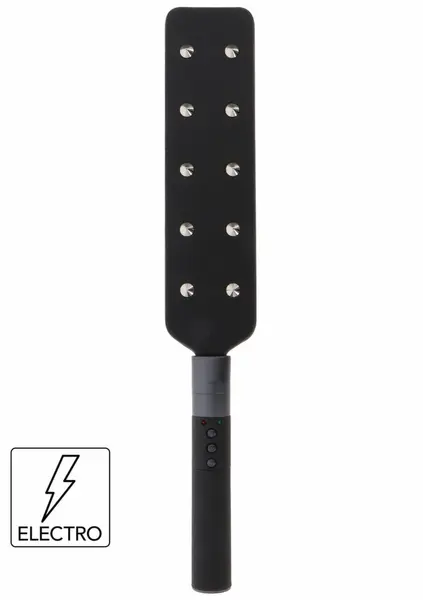 HIDDEN DESIRE Electro Shock Paddle Dual-Sided USB Rechargeable Black