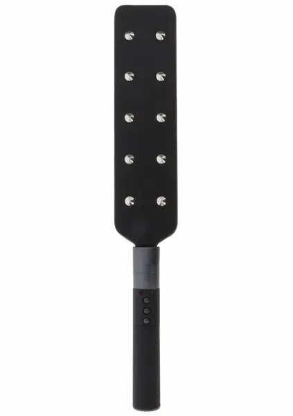 HIDDEN DESIRE Electro Shock Paddle Dual-Sided USB Rechargeable Black