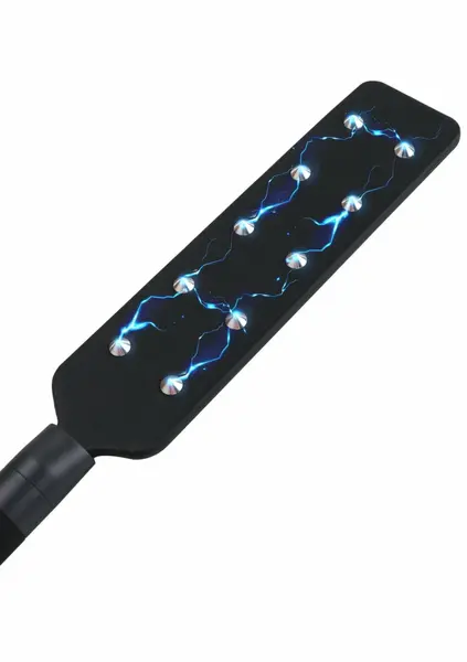 HIDDEN DESIRE Electro Shock Paddle Dual-Sided USB Rechargeable Black