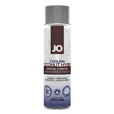System JO Hybrid Lubricant Coconut Cooling 120ml - Creamy Long-Lasting Formula