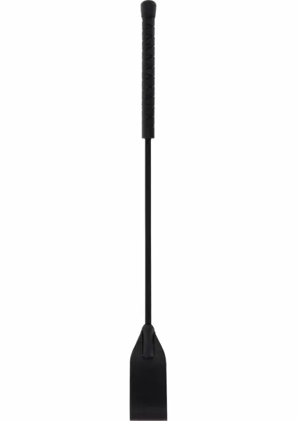 HIDDEN DESIRE EXTREME Flapper Crop Whip PU Leather Black 45cm