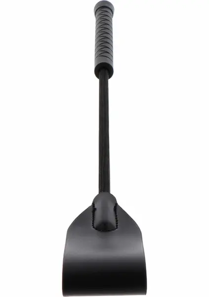 HIDDEN DESIRE EXTREME Flapper Crop Whip PU Leather Black 45cm