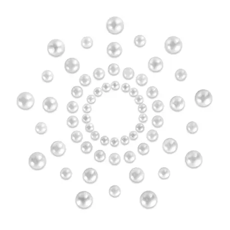 Bijoux Indiscrets Mimi Pearl Crystal Body Decoration Set 2 pcs