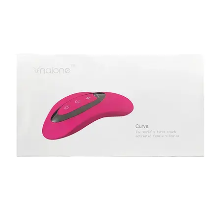 Nalone Curve Touch-Sensitive Vibrator Ergonomic Silicone 12.7cm Purple