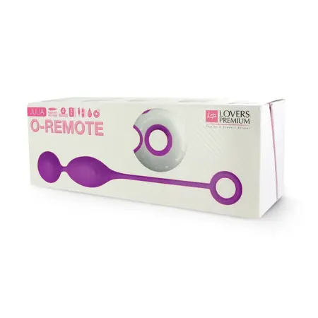 LoversPremium Julia Remote Silicone Egg, Waterproof, 7 Modes, Purple