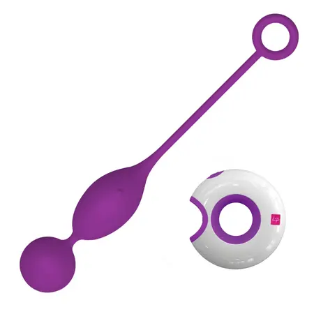 LoversPremium Julia Remote Silicone Egg, Waterproof, 7 Modes, Purple
