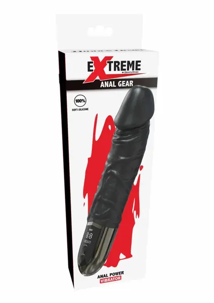 EXTREME by HIDDEN DESIRE Anal Power Vibrator Silicone Black