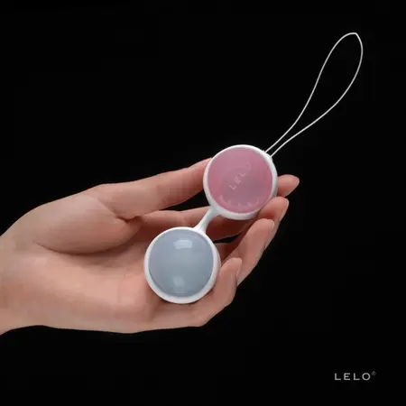 LELO Luna Beads Kegel Exercise System Pink & Blue Set 89mm