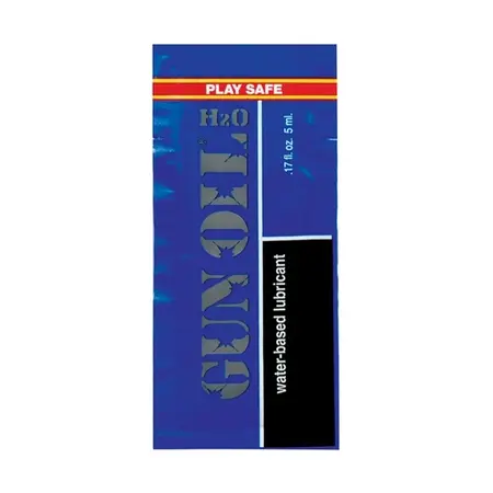 Gun Oil H2O Water-Based Lubricant 5ml - Gentle Aloe Formula