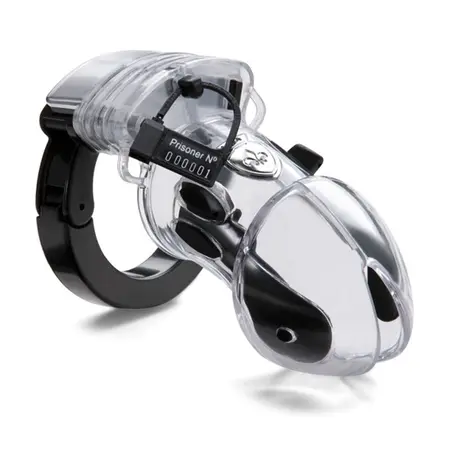 Mystim Pubic Enemy No 1 Transparent Intimate Cage with E-Stim Function