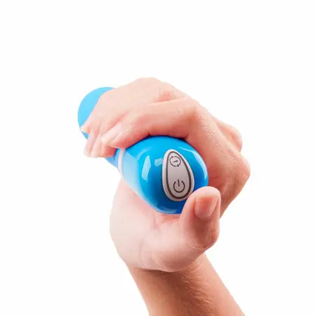 B Swish Bdesired Deluxe Curve Blue Lagoon Silicone Stimulator 15.2cm