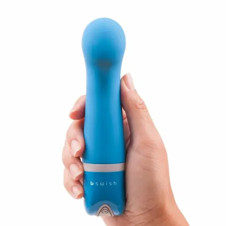 B Swish Bdesired Deluxe Curve Blue Lagoon Silicone Stimulator 15.2cm