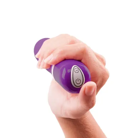 B Swish bdesired Deluxe Pearl Massager 6-Function Royal Purple Silicone