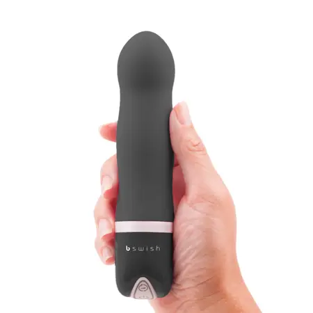 B Swish bdesired Deluxe Intimate Massager Black 15.2cm 6-Mode Silicone
