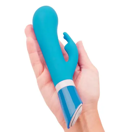 B Swish Bwild Deluxe Bunny Blue Lagoon Dual Motor Silicone Massager