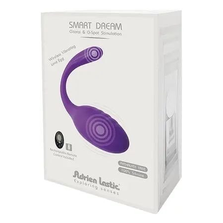Adrien Lastic Smart Dream Remote-Controlled Silicone Egg 10 Modes Pink