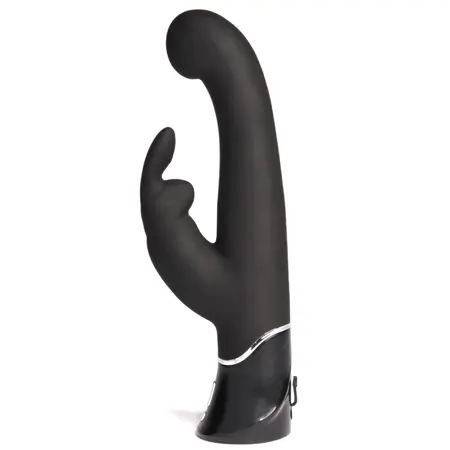 Fifty Shades of Grey Greedy Girl Silicone Dual Motor Intimate Device Black