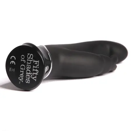 Fifty Shades of Grey Greedy Girl Silicone Dual Motor Intimate Device Black