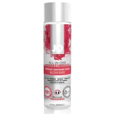 System JO All-In-One Massage Glide Warming 120ml - Silicone Formula