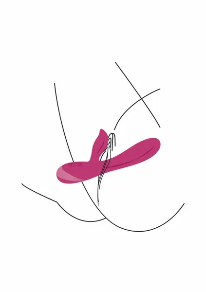 Xocoon Endless Love Vibrator Flexible Dual Motor Silicone Pink