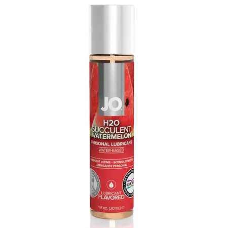 System JO H2O Watermelon Lubricant 30ml - Water-Based, Vegan Formula