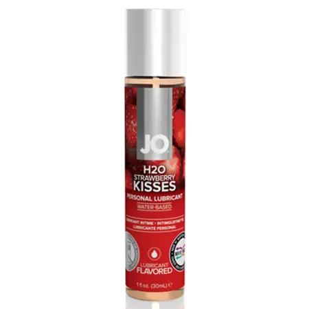 System JO H2O Water-Based Lubricant Strawberry 30ml Vegan Safe