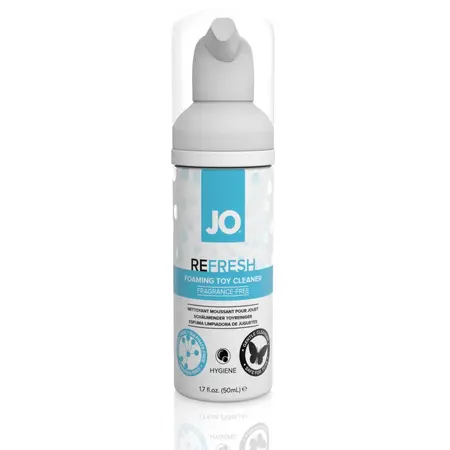 System JO Refresh Foaming Toy Cleaner 50ml - Gentle Antibacterial Formula