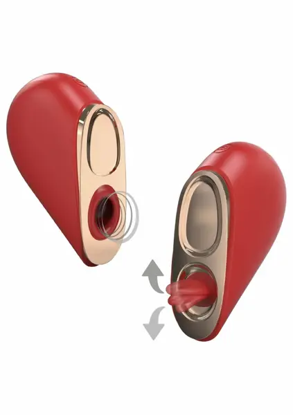 XOCOON Heartbreaker 2-in-1 Stimulator Pink Silicone Dual System