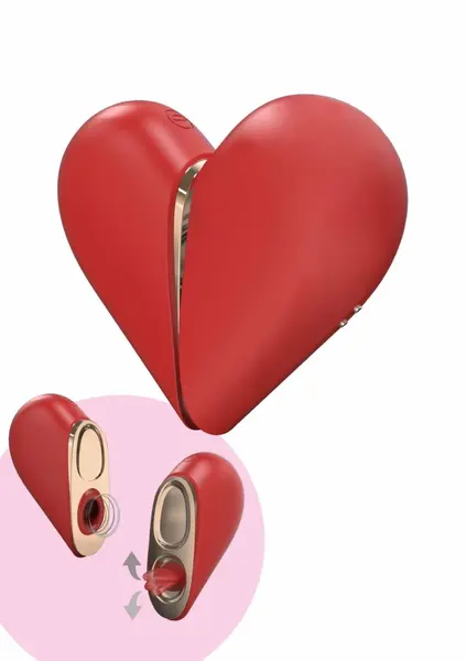 XOCOON Heartbreaker 2-in-1 Stimulator Pink Silicone Dual System