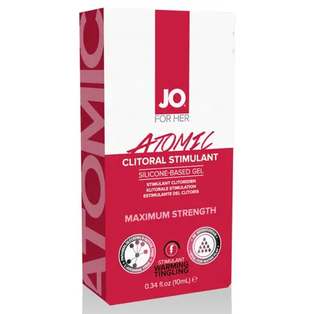 System JO Atomic Warming Stimulation Gel 10ml - pH Balanced Formula