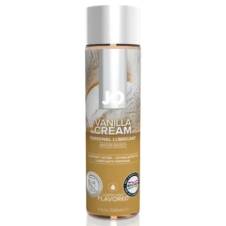 JO H2O Vanilla Cream Water-Based Lubricant 120ml - Vegan, Aroma Edition