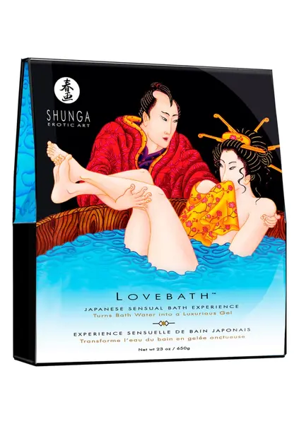 Shunga Lovebath Ocean Temptations Bath Gelee 650g Luxurious Formula