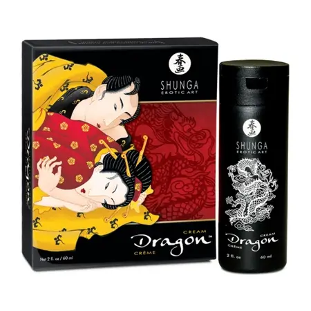 Shunga Dragon Cream 60 ml - Herbal Vitality Formula for Men