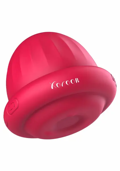 Pearl Pulse Duo Stimulator Rotating & Vibrating, USB, Silicone, Pink