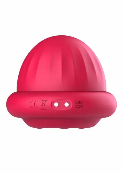 Pearl Pulse Duo Stimulator Rotating & Vibrating, USB, Silicone, Pink