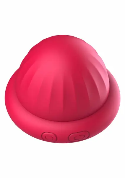 Pearl Pulse Duo Stimulator Rotating & Vibrating, USB, Silicone, Pink