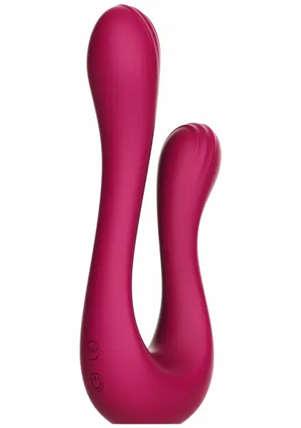 Xocoon Sync Sensation Vibrator Dual Motor Flexible Silicone Pink
