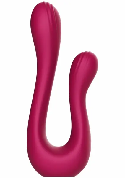 Xocoon Sync Sensation Vibrator Dual Motor Flexible Silicone Pink