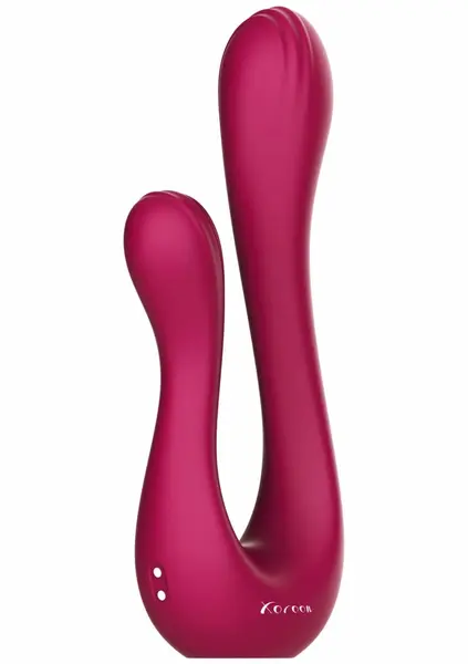 Xocoon Sync Sensation Vibrator Dual Motor Flexible Silicone Pink