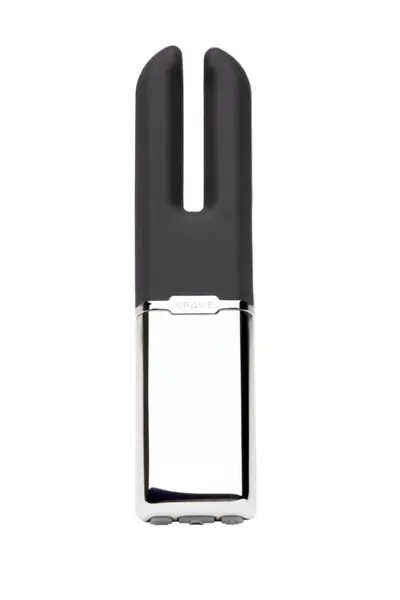 Crave Duet Black - Dual-Motor Rechargeable Intimate Device, Waterproof