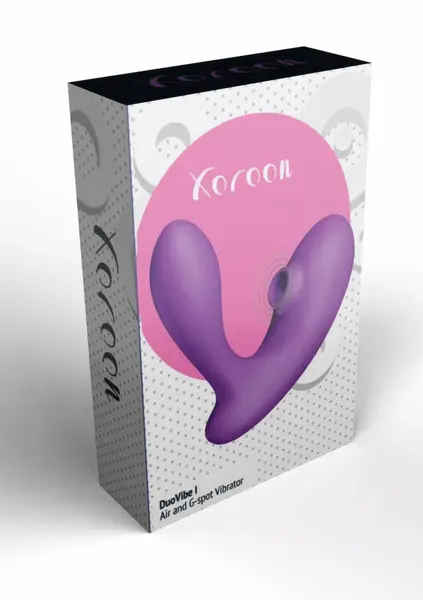 DuoVibe I вакуумен стимулатор за клитор и точка G, розов