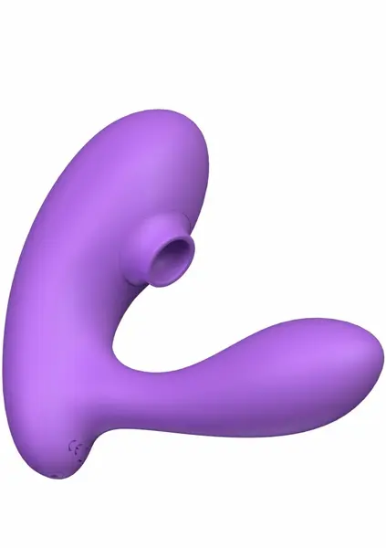 DuoVibe I вакуумен стимулатор за клитор и точка G, розов