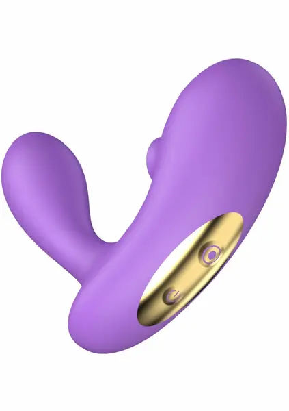 DuoVibe I вакуумен стимулатор за клитор и точка G, розов