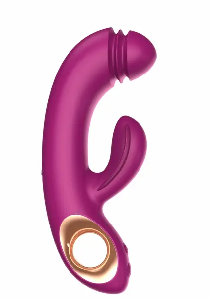 Xocoon Harmony DualTouch Rechargeable Silicone Dual Motor Massager Pink