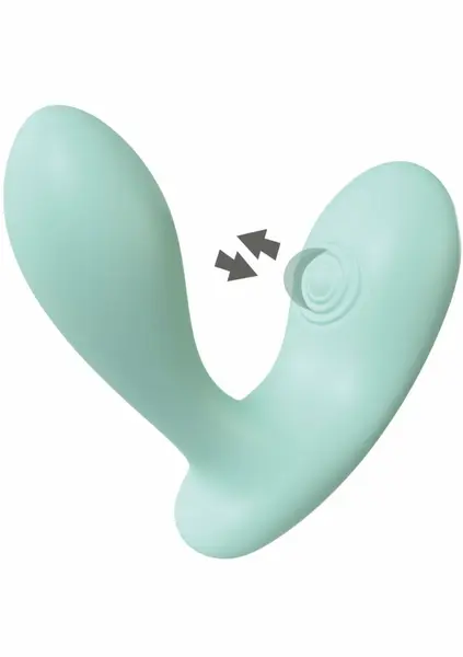 Xocoon DuoVibe II Tapping Vibrator - Dual-Action Silicone Model, Pink